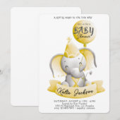 Süße Budget-Baby-Party Einladung (Vorne/Hinten)