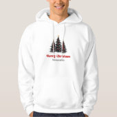 Süße Büffel-Karo-Baum-Weihnachtskapuzenjacke Cozy  Hoodie (Vorderseite)