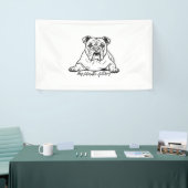 Süße Bulldogge Banner (Messeveranstaltung)