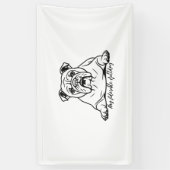 Süße Bulldogge Banner (Vertikal)