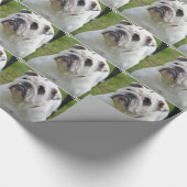 Süße Bulldogge Geschenkpapier (Ecke)