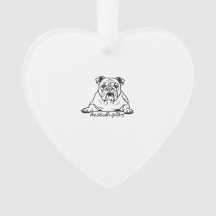 Süße Bulldogge Ornament
