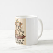Süße Bulldoggen-Tasse Kaffeetasse (VorderseiteRechts)