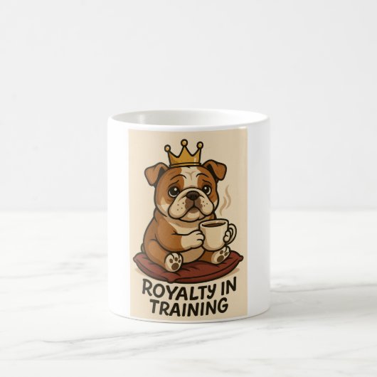 Süße Bulldoggen-Tasse Kaffeetasse (Mittel)