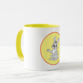 Süße Bunny Cartoon Kinder Tasse (Vorderseite Links)