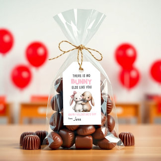 Süße Bunny-Klasse & Erwachsene Valentinstage Geschenkanhänger
