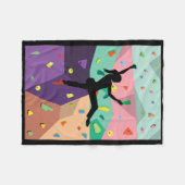 Süße bunte Boulderwand zum Klettern Fleecedecke (Vorderseite (Horizontal))