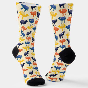 Süße bunte Cartoon-Kamele Muster Socken