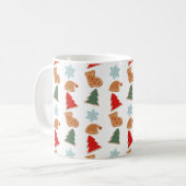 Süße bunte Cookies Muster Weihnachten Kinder Kaffeetasse (Vorderseite Links)