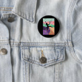 Süße Bunte Felsenkletterwand Boulderwand Kletterer Button (Beispiel)