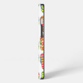 Süße bunte Flip-Flops-Muster-Monogramm iPhone Hülle (Linke Seite)