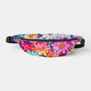 Süße bunte Gänseblümchen-Blumen Bauchtasche