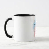 Süße bunte Gesichts-Kaffeetasse Tasse (Links)