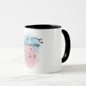 Süße bunte Gesichts-Kaffeetasse Tasse (VorderseiteRechts)