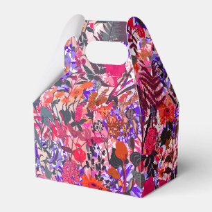 Süße bunte girly Vintage-Blumen gemischt Favor b Geschenkschachtel