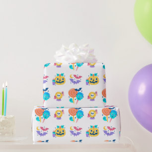 Süße bunte Halloween-Kinderparty-Geschenke Geschenkpapier