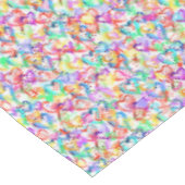 Süße bunte Herzen Muster Tischdecke (Schrägansicht)