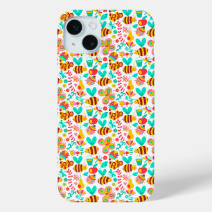 Süße bunte Insektenmuster Case-Mate iPhone Hülle