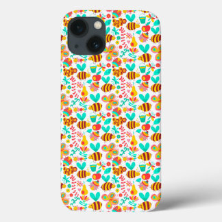 Süße bunte Insektenmuster Case-Mate iPhone Hülle
