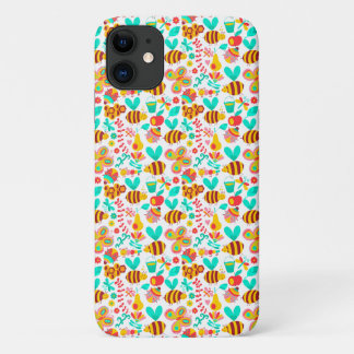 Süße bunte Insektenmuster Case-Mate iPhone Hülle