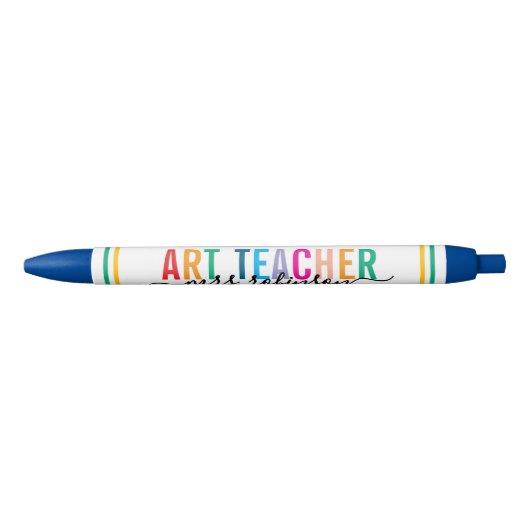 Süße Bunte Kunstlehrer Stift mit individuellem Nam (Vorderseite)