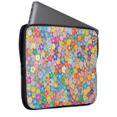 Süße bunte Laptop-Hülse des Blumen-Entwurfs-| Laptopschutzhülle (Vorne Rechts)