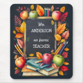 Süße bunte Lehrererkennung Mousepad (Vorne)