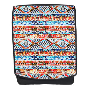 Süße bunte Mädchen-Aztek-Muster Rucksack