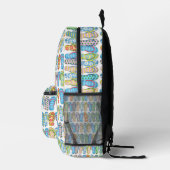 Süße Bunte Mädchen Flip Flops Muster Bedruckter Rucksack (Rechts)