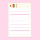 Süße bunte Notizen Memo Notizblock