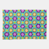 Süße bunte Retro-Blumen-Küchenhandtuch Geschirrtuch (Horizontal)