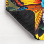 Süße bunte Schmetterlingskunst Mousepad (Ecke)