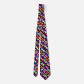 Süße bunte Spritzfarbe Krawatte (Rückseite)