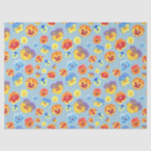 Süße bunte Stiefmütterchen-Druck-Geschenk-Tissue-P Seidenpapier (Vorderseite)