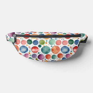 Süße bunte Wasserfarbe Punkte Kinder Bauchtasche