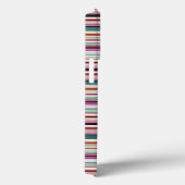 Süße bunte weiße Streifen Case-Mate iPhone Hülle (Rückseite / Rechts)