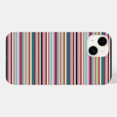 Süße bunte weiße Streifen Case-Mate iPhone Hülle (Rückseite (Horizontal))