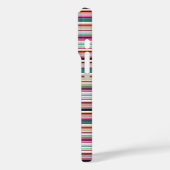 Süße bunte weiße Streifen Case-Mate iPhone Hülle (Rückseite / Links)