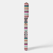 Süße bunte weiße Streifen Case-Mate iPhone Hülle (Rückseite / Rechts)