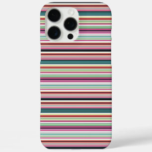 Süße bunte weiße Streifen iPhone 16 Pro Max Hülle