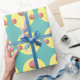 Süße Cake Pop Valentinstag  Geschenkpapier