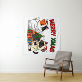 Süße Calico- und Siamese-Kätzchen-Geschenk Wandteppich (Beispiel (Horizontal))