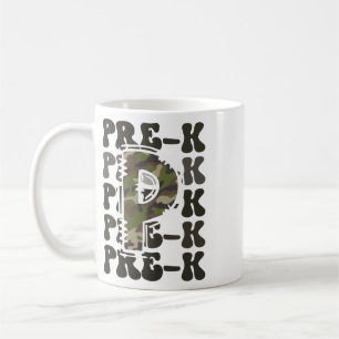 Süße Camo Pre K Ck Zur Schule Lustiger Lehrer Kid Kaffeetasse