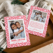 Süße Candy Cane Frohe Weihnachten 2 Foto