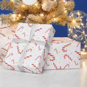 Süße Candy Cane Weihnachtsverpackung Geschenkpapier