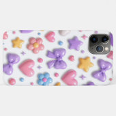 Süße Candy Pastell Icons Muster Case-Mate iPhone Hülle (Rückseite (Horizontal))