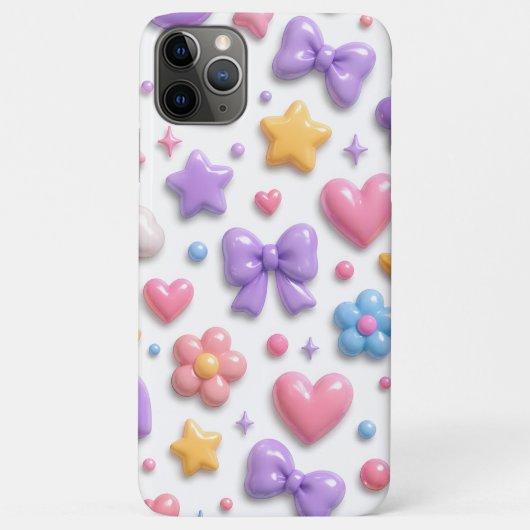 Süße Candy Pastell Icons Muster Case-Mate iPhone Hülle (Rückseite)
