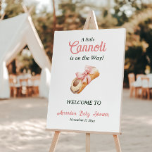 Süße Cannoli-Rosa-Schleifen-Girl-Italienische-Baby