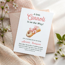 Süße Cannoli-Rosa-Schleifen-Girl-Italienische Baby