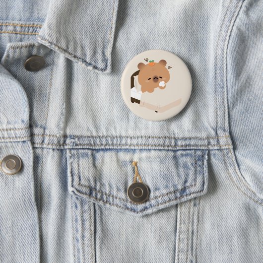 Süße Capybara Button (Beispiel)